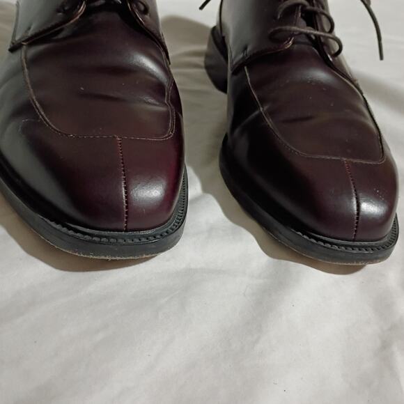 ROCKPORT Men's 9.5 W Leather Lace-Up Dress Shoes Chestnut Brown - Picture 5 of 10